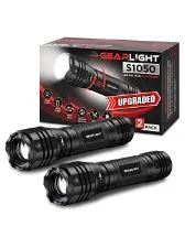 GearLight S1050 LED Flashlight High Lumens - Flashlights for Camping, Hiking, Dog Walking - Powerful Emergency Flashlights with...